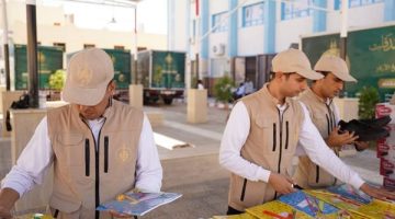 بيت الزكاة والصدقات ينتهي من توزيع المستلزمات الدراسية على الطلاب الأيتام بمحافظة مطروح