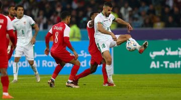 نتيجة مباراة العراق وعمان في تصفيات كأس العالم اليوم
