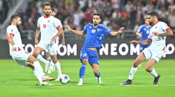 نتيجة مباراة الأردن والكويت اليوم في تصفيات كأس العالم