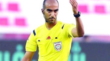 الإماراتي عادل النقبي حكمًا لمباراة الأخضر وأستراليا