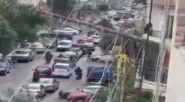 نزوح أهالي الضاحية الجنوبية لبيروت من قصف الطيران الإسرائيلي