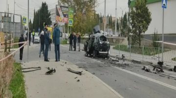 انفجار سيارة في مدينة سيفاستوبول بالقرم