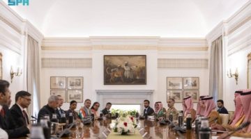 وزير الخارجية ونظيره الهندي يرأسان اجتماع اللجنة الوزارية لشؤون السياسة والأمن