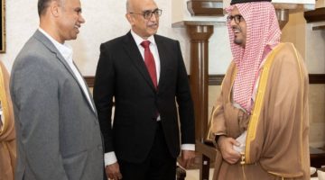 سعود بن مشعل يستقبل القنصل العام لجمهورية مصر
