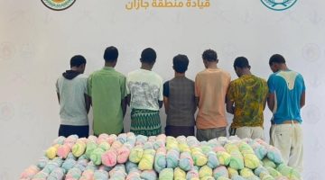 القبض على (7) مخالفين لتهريبهم (126) كجم من القات بـ”الدائر”