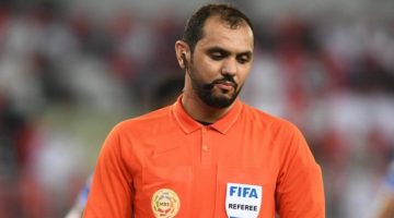 الهويش يقود مباراة العراق والأردن في تصفيات كأس العالم 2026
