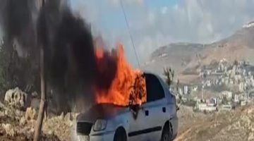 هجوم مستوطنين إسرائيلين على بلدة بيت فوريك في نابلس