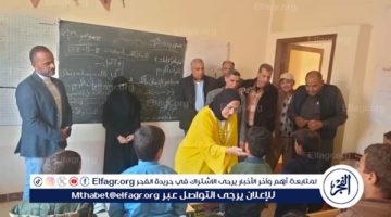 مديرة تعليم مطروح تتابع انتظام الدراسة بمدرسة الثورة للتعليم الأساسي بإدارة براني