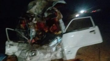 مصرع شخصين على طريق الخطاطبة بتصادم سوزكي بسيارة نقل بالمنوفية