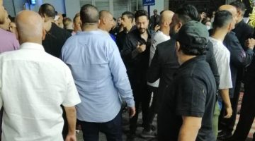تأبين مؤثر لوالد زوجة الفنان حمادة هلال اليوم