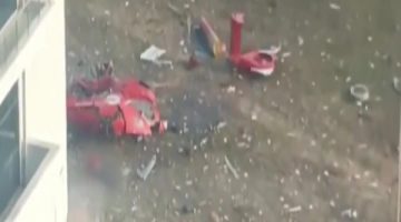 اصطدمت بمستشفى أقلعت منه.. مقتل 4 في تحطم طائرة مروحية في تركيا