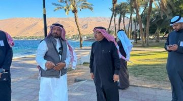 أمين تبوك يتفقد المشروعات البلدية بمحافظة حقل