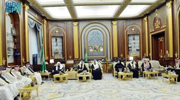 رئيس مجلس الشورى يستقبل وفد أعضاء مجلس الشورى القطري