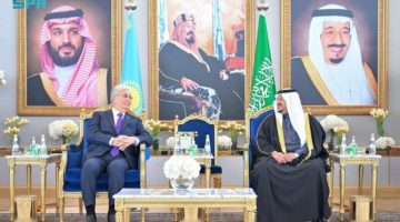 رئيس جمهورية كازاخستان يصل إلى الرياض