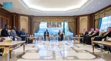 نائب وزير الداخلية يستقبل وزير الدولة للشؤون الخارجية بجمهورية إثيوبيا