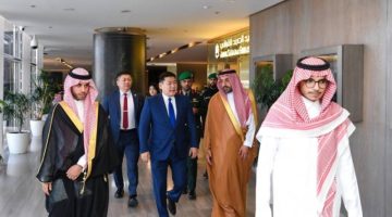 رئيس وزراء منغوليا يغادر الرياض