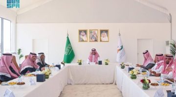 تركي بن محمد بن فهد يزور محمية الملك خالد الملكية