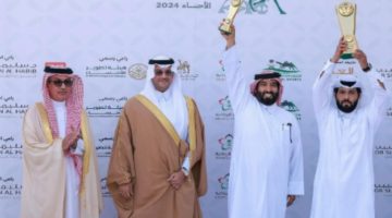 محافظ الأحساء يُتوج الفائزين في كأس وزارة الرياضة للهجن