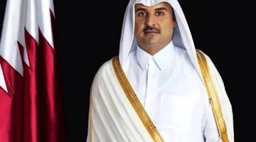 أمير قطر يتلقى رسالة شفوية من الرئيس المصري