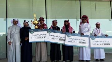4 طلاب يفوزون ببطولة كأس مدير تعليم الطائف للهجن