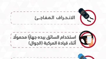 الانحراف المفاجئ يتصدّر مسببات الحوادث المرورية في منطقة الحدود الشمالية