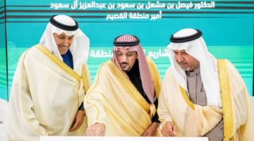 أمير القصيم يدشن (5) مشاريع للطرق بالمنطقة بتكلفة (421) مليون ريال