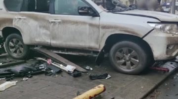 إصابة شخصين في انفجار سيارة وسط مدينة دونيتسك