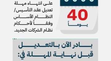 “التجارة”: تبقى 40 يومًا فقط من المهلة الممنوحة للشركات لتعديل أوضاعها