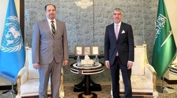 الواصل وعقيل يبحثان القضايا الإنسانية الدولية الراهنة