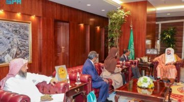 وزير الشؤون الإسلامية يستقبل سفير جمهورية المالديف لدى المملكة