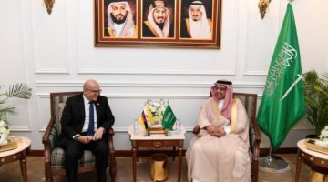 الشهري يستقبل القنصل العام بالإنابة لسلطنة بروناي دار السلام