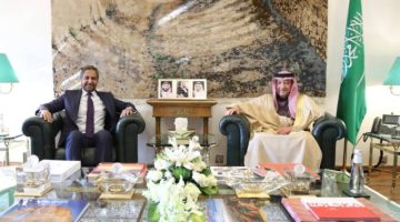 الخريجي يستقبل سفير جمهورية جيبوتي لدى المملكة