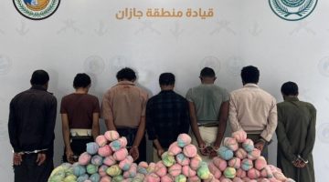 القبض على (7) مخالفين لتهريبهم (126) كجم من القات بـ”العارضة”