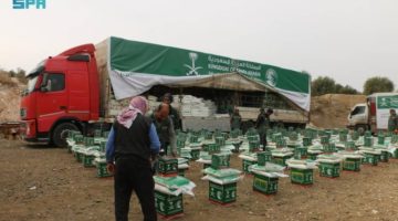 توزيع 797 سلة غذائية و797 حقيبة صحية لمتضرري الزلزال في محافظة حلب