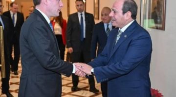 الرئيس المصري يبحث مع مستشار الأمن القومي الأمريكي مستجدات الأوضاع الإقليمية