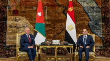 الرئيس المصري والعاهل الأردني يبحثان الأوضاع الإقليمية