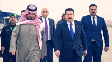 رئيس الوزراء العراقي يغادر العُلا