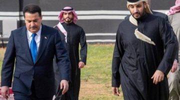 ولي العهد يبحث «تطورات الإقليمية» مع رئيس وزراء العراق