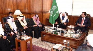 رئيسا “الشورى” و”الشيوخ الباكستاني” يبحثان الموضوعات المشتركة