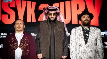“فيوري” و “أوسيك” يرفعان حدة التحدي قبل النزال التاريخي السبت المقبل