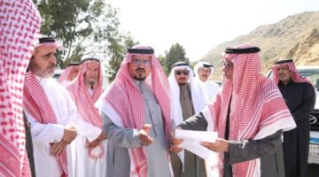 أمين الباحة يتفقد عددًا من المشاريع التنموية لبلدية بلجرشي