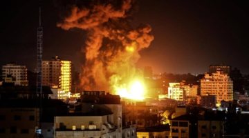 استشهاد 21 فلسطينيًا في غارات إسرائيلية على قطاع غزة