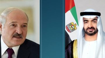 رئيسا الإمارات وبيلاروسيا يناقشان القضايا الإقليمية والدولية