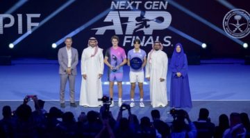 معالي نائب وزير الرياضة يتوّج البرازيلي “فونسيكا” بلقب بطولة الجيل القادم للتنس 2024