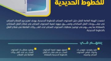 “هيئة النقل” تعتمد دليلًا فنيًا لتعزيز المحتوى المحلي في قطاع الخطوط الحديدية