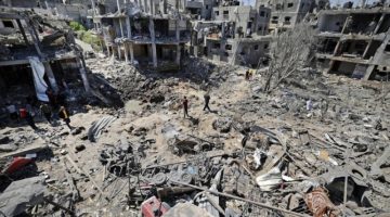 استشهاد عائلة فلسطينية في غارة إسرائيلية على منزل ببيت حانون