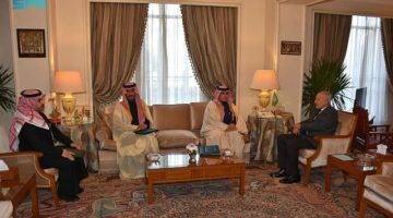 الأمين العام لجامعة الدول العربية يستقبل مندوب المملكة الدائم لدى الجامعة العربية