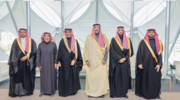 فيصل بن سلمان يستقبل أمين مكتبة الملك فهد الوطنية