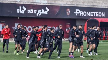 كواليس مران الأهلي اليوم قبل مواجهة شباب بلوزداد في دوري أبطال إفريقيا