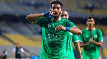 الشامي يسجل الهدف الأول لصالح المصري في شباك بيراميدز (فيديو)